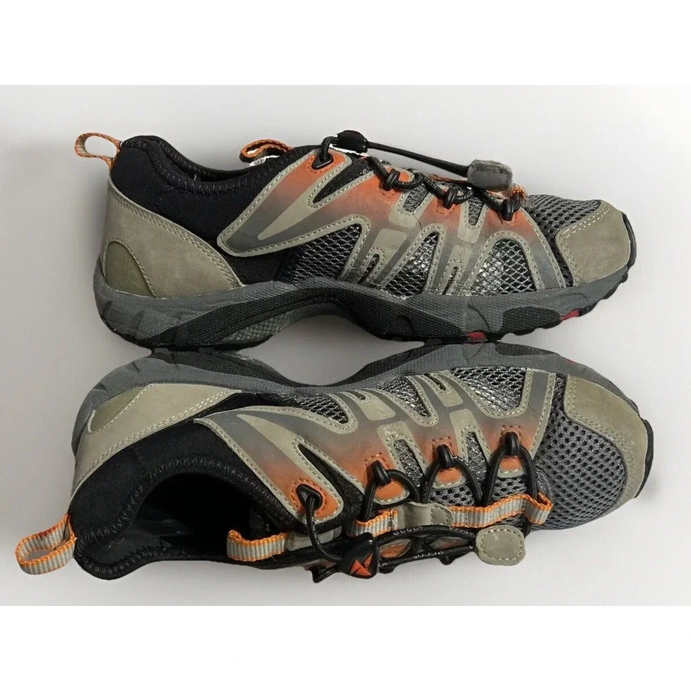 ECCO Receptor Trail‎ Running Shoes Women's Size 5-5.5 Rugged Leather Mesh EUC 36